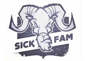 Hip hip logo for sick fam